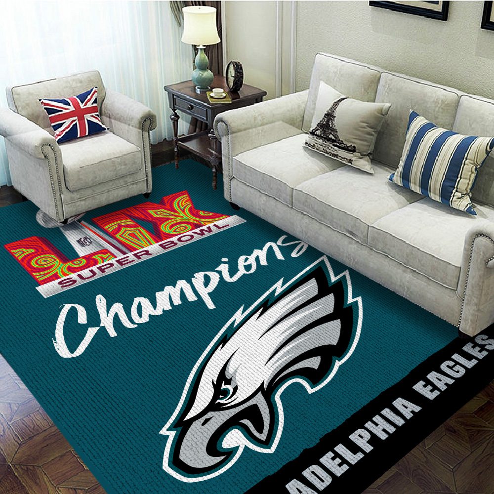 Philadelphia-Eagles-Rectangular-Rug-Floor-Decor-GRR1013 Philadelphia Eagles Rectangular Rug Floor Decor GRR1013