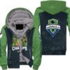 Seattle Sounders Fc Mls Cup Champions 2019 3D Unisex Fleece Hoodie