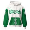 Los Angeles Angels MLB x St. Patrick's Day Limited Edition Performance Zip Hoodie 2025