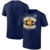 Michigan Wolverines 2025 Big Ten Men's Basketball Conference Tournament Champions T-Shirt - Navy