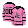 NHL Arizona Coyotes Special Pink V-neck Hockey Jersey FHJ301