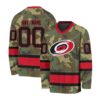 NHL Carolina Hurricanes Special Camo Design V-neck Hockey Jersey FHJ302