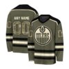 NHL Edmonton Oilers Special Camo V-neck Hockey Jersey FHJ301