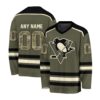 NHL Pittsburgh Penguins Special Camo V-neck Hockey Jersey FHJ301