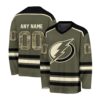 NHL Tampa Bay Lightning Special Camo V-neck Hockey Jersey FHJ301