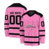 NHL Washington Capitals Special Pink V-neck Hockey Jersey FHJ301