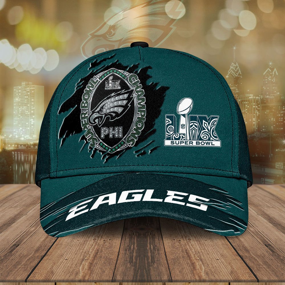 Philadelphia-Eagles-Super-Bowl-LIX-Champion-2025-Classic-Cap-NCT1016 Philadelphia Eagles Super Bowl LIX Champion 2025 Classic Cap NCT1016
