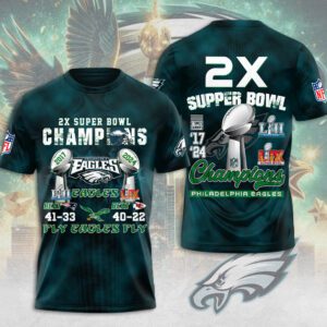 Philadelphia Eagles Super Bowl LIX Champion 2025 Unisex Performance T-Shirt NCT1013