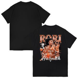 Rori Harmon Texas Longhorns Athlete's Thread Unisex NIL Graphic T-Shirt - Black