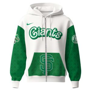 San Francisco Giants MLB x St. Patrick's Day Limited Edition Performance Zip Hoodie 2025