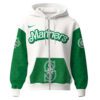Seattle Mariners MLB x St. Patrick's Day Limited Edition Performance Zip Hoodie 2025