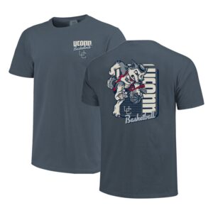 UConn Huskies Comfort Colors Mascot Dunk T-Shirt - Navy
