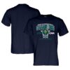 UNC Wilmington Seahawks Blue 84 Unisex 2025 CAA Men's Basketball Conference Tournament Champions T-Shirt - Navy