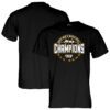 VCU Rams Blue 84 Unisex 2025 Atlantic 10 Men's Basketball Conference Tournament Champions T-Shirt - Black