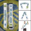 Leeds United Champion 2025 Ruffneck Soccer Scarf RSC1023