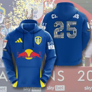 Leeds United Unisex Performance Hoodie GCL1398