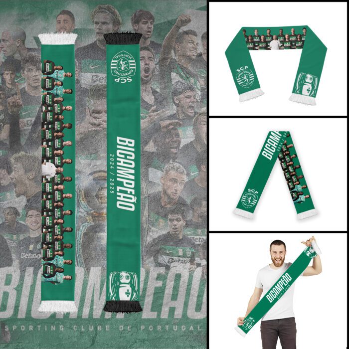 Sporting CP Champion 2025 Ruffneck Soccer Scarf RSC1010