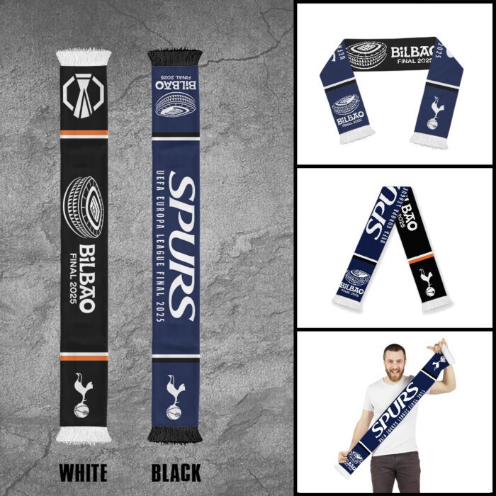 Tottenham Hotspur FC Champion 2025 Ruffneck Soccer Scarf RSC1015