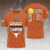 2025 NCAA Texas Longhorns Softball Women's College World Series Champions Unisex Performance T-Shirt FBH1031