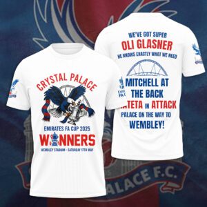 Crystal Palace Champion 2025 FC Unisex Performance T-Shirt GNT6024