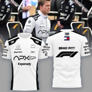 F1 The Movie - Brad Pitt 2025 APXGP Unisex Performance T-shirt BPM1002