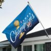 Oklahoma City Thunder NBA Final Champion 2025 3D House Flag BGN1037