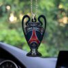 PSG F.C. Paris Saint-Germain Champions d'Europe 2025 Custom shape 2-sided Acrylic Car Ornament PSG1038