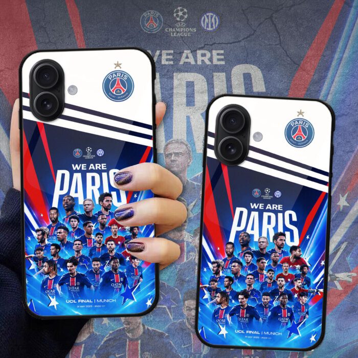 PSG F.C. Paris Saint-Germain Champions d'Europe 2025 Phone Case PSG1037