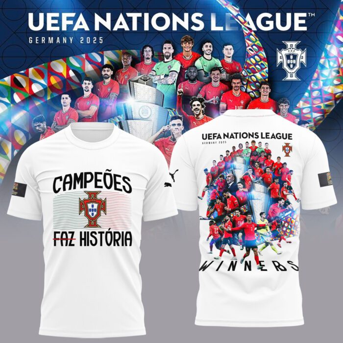 Portugal Champions UEFA Nations League 2025 Unisex Performance T-Shirt Limited Edition FBH1000