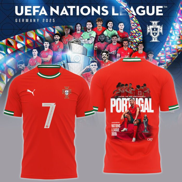 Portugal Champions UEFA Nations League 2025 Unisex Performance T-Shirt Limited Edition FBH1003