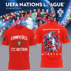 Portugal Champions UEFA Nations League 2025 Unisex Performance T-Shirt Limited Edition FBH1004