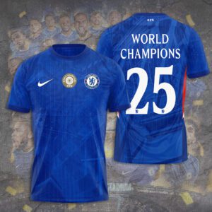 Chelsea FC Champion FIFA Club World Cup 2025 Unisex Performance T-Shirt CSF1006