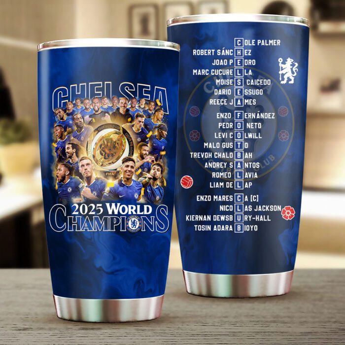 Chelsea FC Final Champs FIFA Club World Cup 2025 Tumbler Cup FCS1046