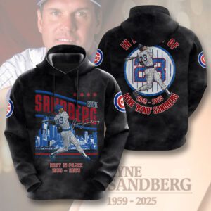 Chicago Cubs x Ryne Sandberg Unisex Performance Hoodie WEF1028