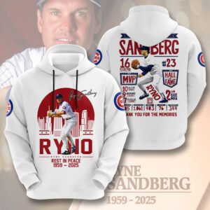 Chicago Cubs x Ryne Sandberg Unisex Performance Hoodie WEF1030