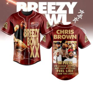 Chris Brown Baseball Jersey For Fans