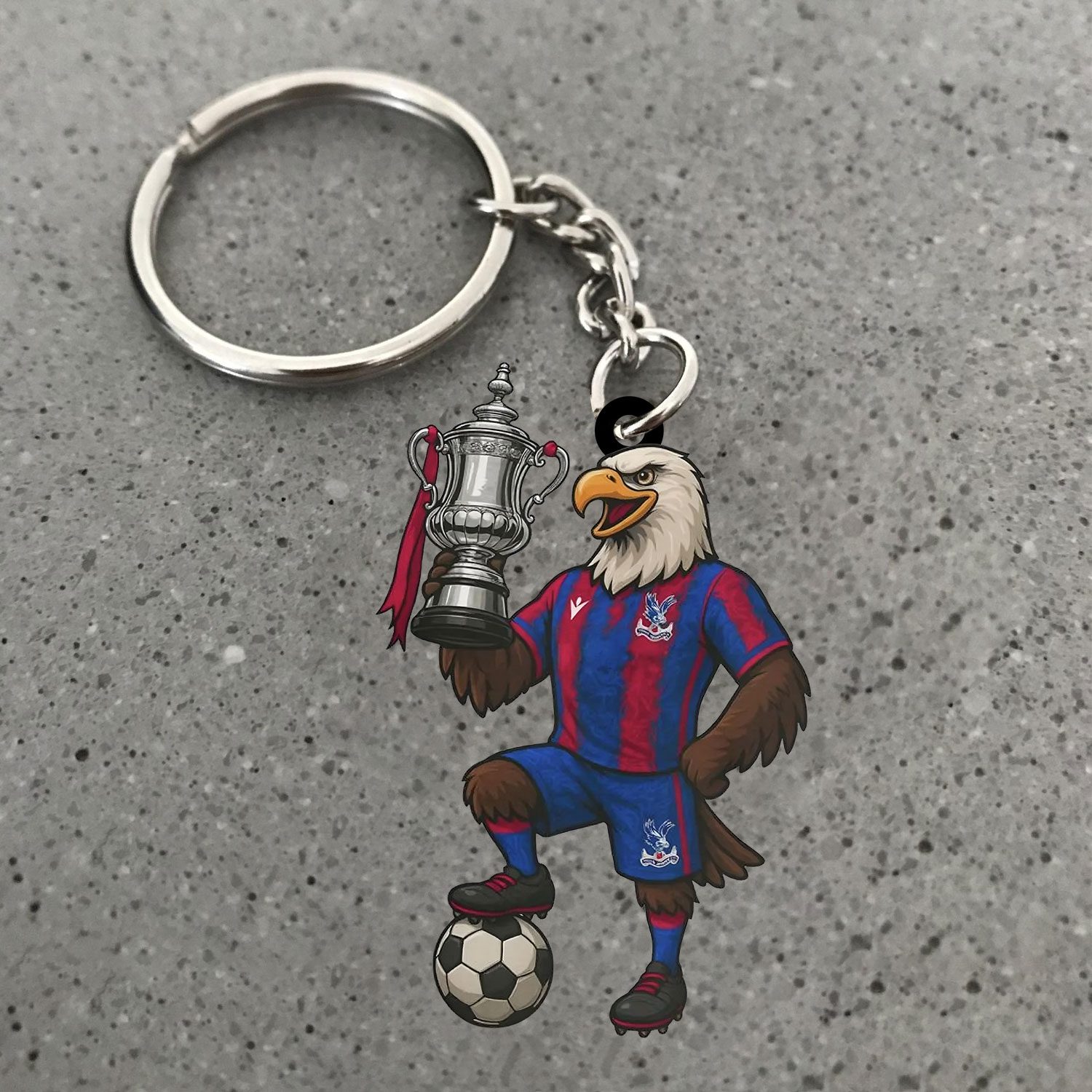 Crystal-Palace-FC-Custom-Shape-1-sided-Keychain-GKC1160-1