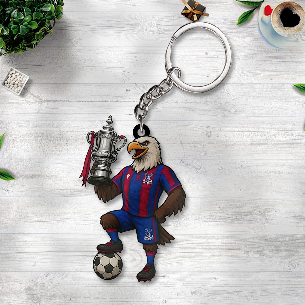 Crystal-Palace-FC-Custom-Shape-1-sided-Keychain-GKC1160 Crystal Palace FC Custom Shape 1-sided Keychain GKC1160