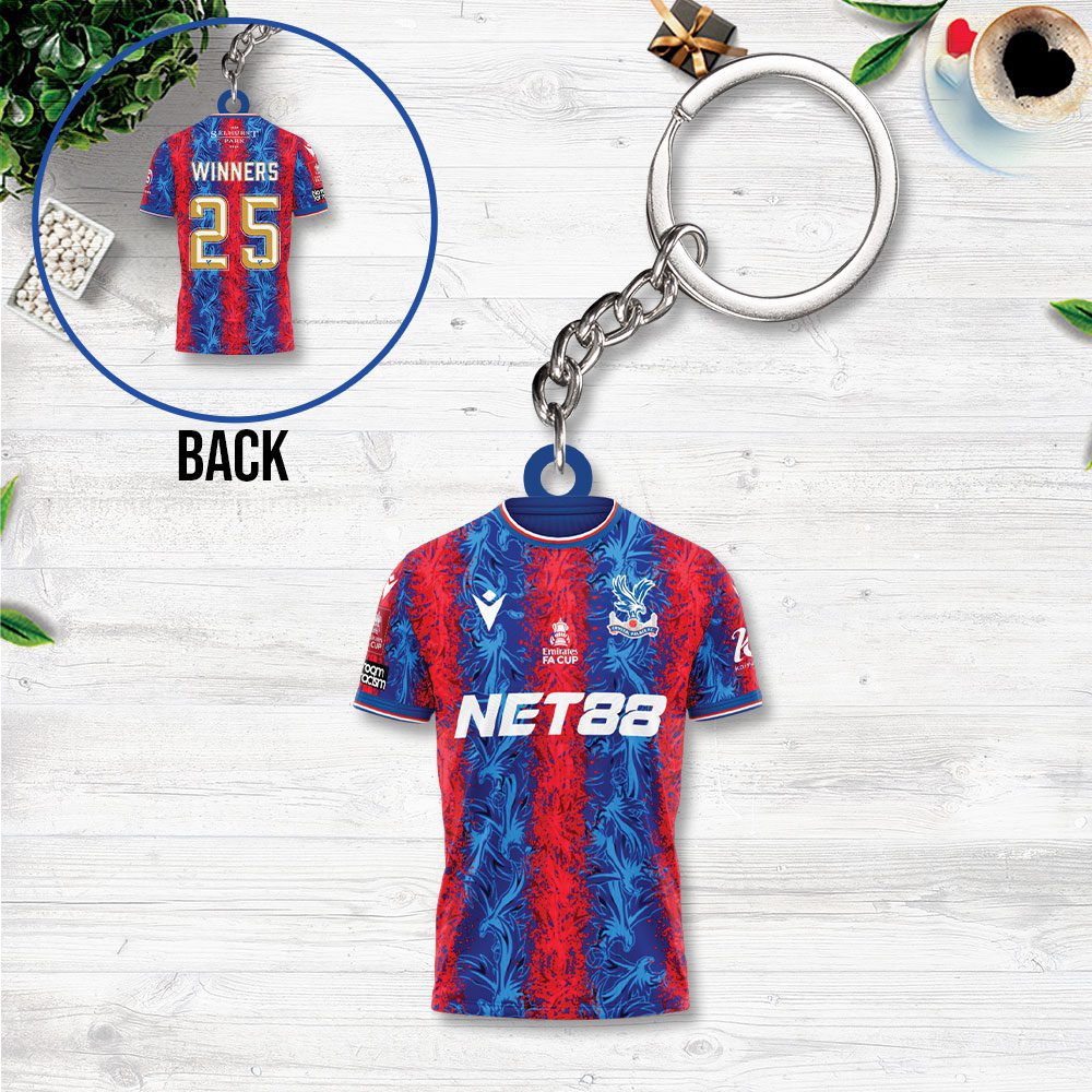 Crystal-Palace-FC-Custom-Shape-2-sided-Keychain-GKC1116 Crystal Palace FC Custom Shape 2-sided Keychain GKC1116