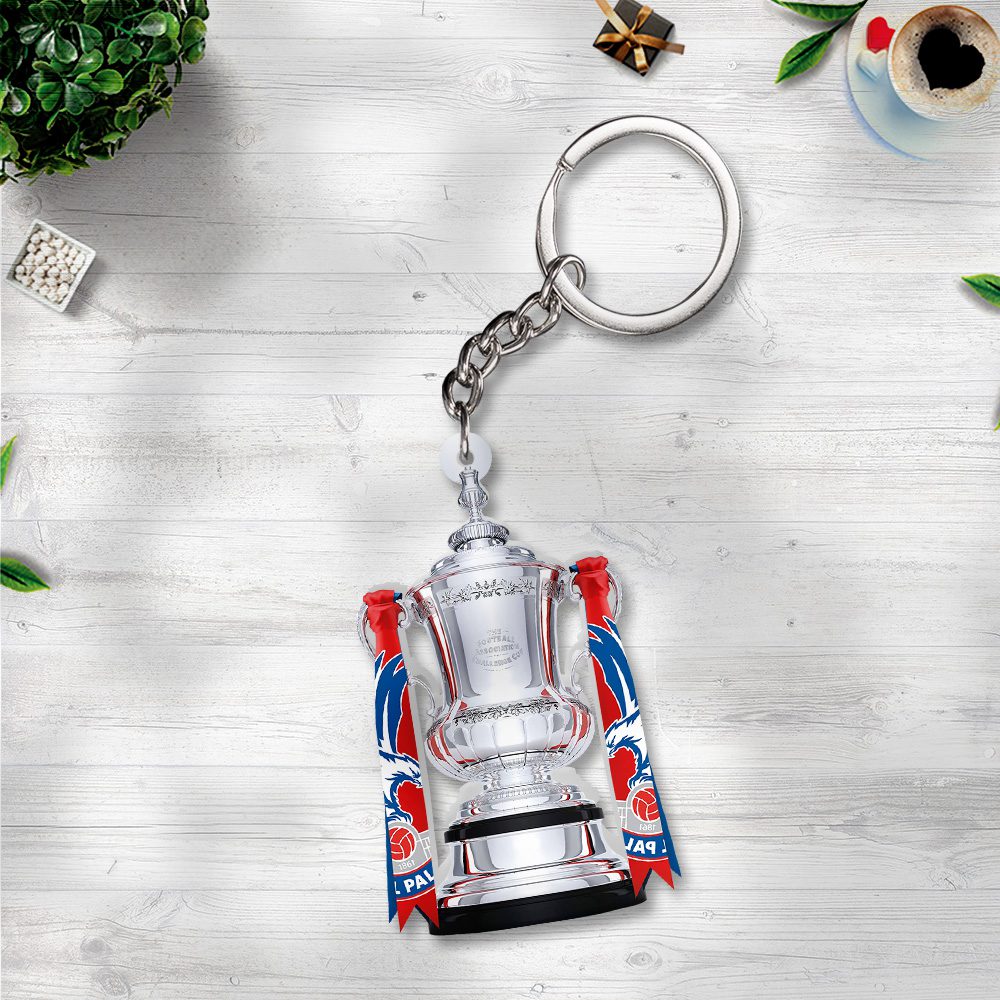 Crystal-Palace-FC-Custom-Shape-2-sided-Keychain-GKC1117 Crystal Palace FC Custom Shape 2-sided Keychain GKC1117