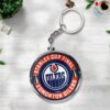 Edmonton Oilers Custom Shape 2-sided Keychain GKC1158
