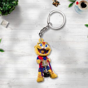 FC Barcelona Custom Shape 2-sided Keychain GKC1127