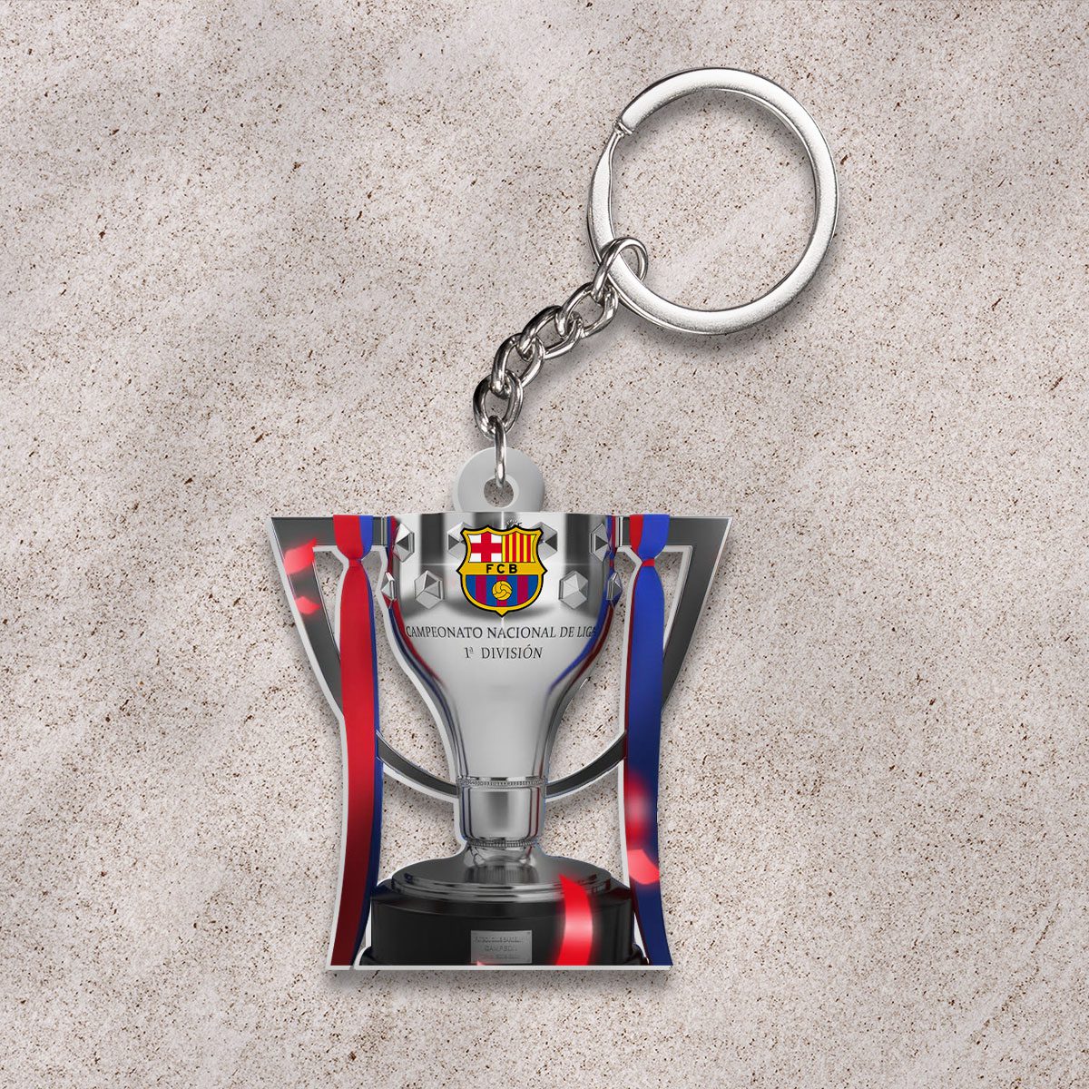 FC-Barcelona-Custom-Shape-2-sided-Keychain-GKC1190 FC Barcelona Custom Shape 2-sided Keychain GKC1190