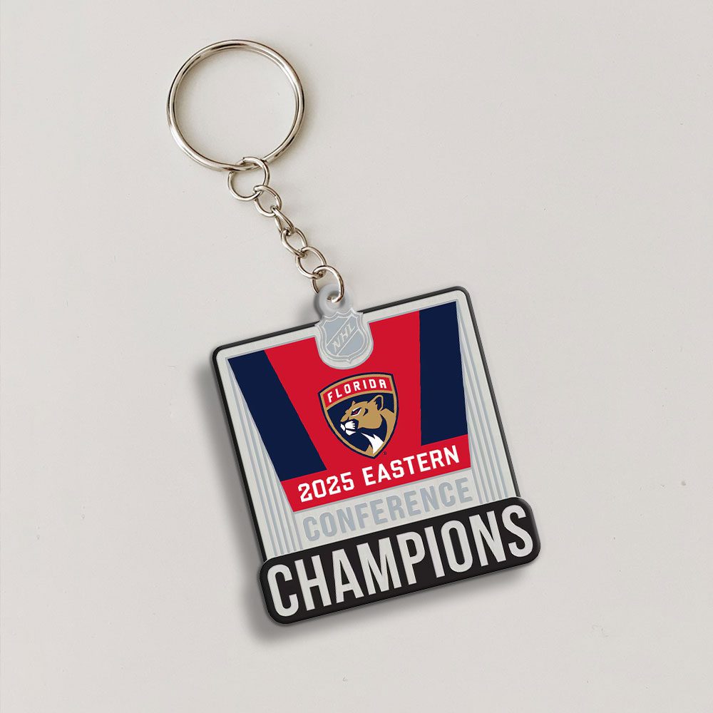Florida-Panthers-Custom-Shape-2-sided-Keychain-GKC1156-2