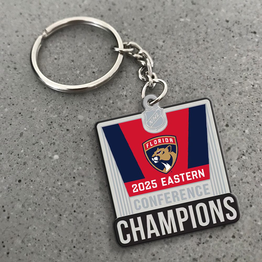 Florida-Panthers-Custom-Shape-2-sided-Keychain-GKC1156 Florida Panthers Custom Shape 2-sided Keychain GKC1156
