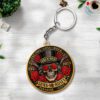 Guns N' Roses Custom Shape 2-sided Keychain GKC1081
