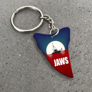 Jaws Custom Shape 2-sided Keychain GKC1138