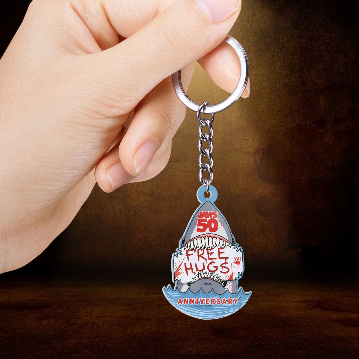 Jaws-Custom-Shape-2-sided-Keychain-GKC1185-1