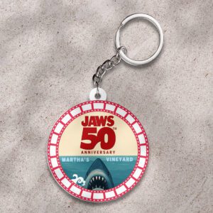 Jaws Custom Shape 2-sided Keychain GKC1187