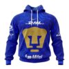 LIGA MX Pumas UNAM Personalized 2026 Away Unisex Performance Hoodie
